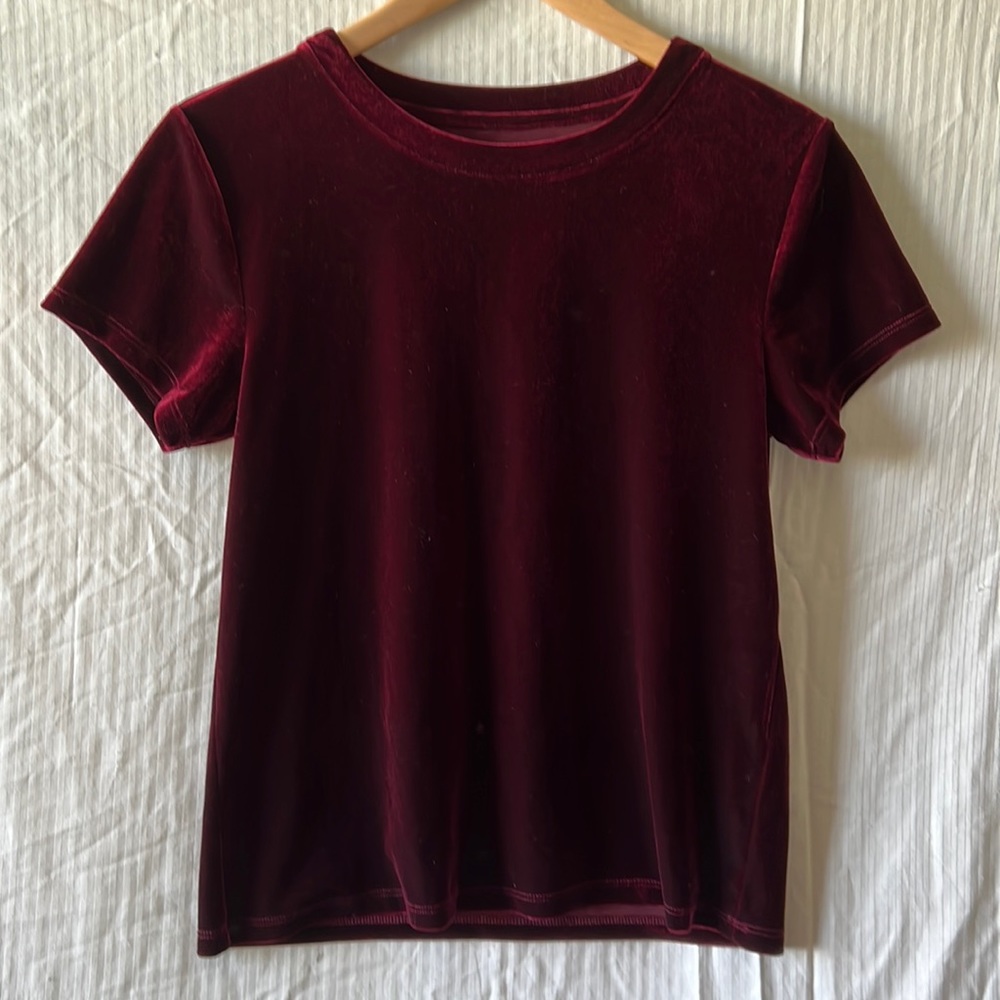 Abercrombie and Fitch velour t shirt